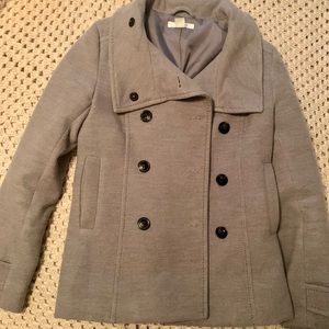 H&M Gray Peacoat
